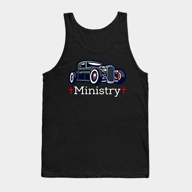 Jesus Built My Hotrod Tank Top by HobbyAndArt